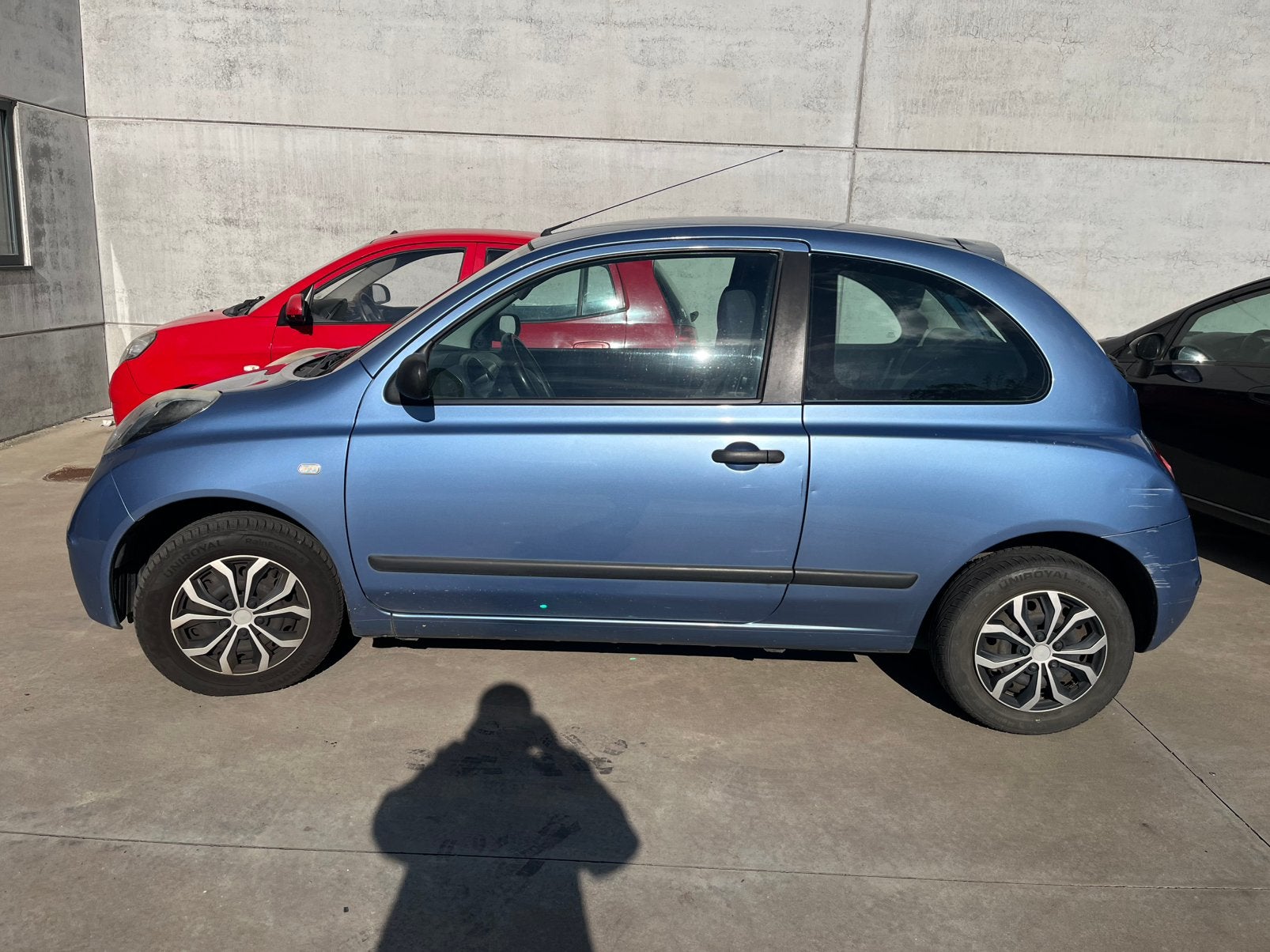 Nissan Micra 1.2 benzine 2008 met 169000km*meenemen*, Auto's, Stof, Blauw, Grijs, https://public.car-pass.be/vhr/c84342ae-2a6a-4fc2-939a-5093cd8314cf