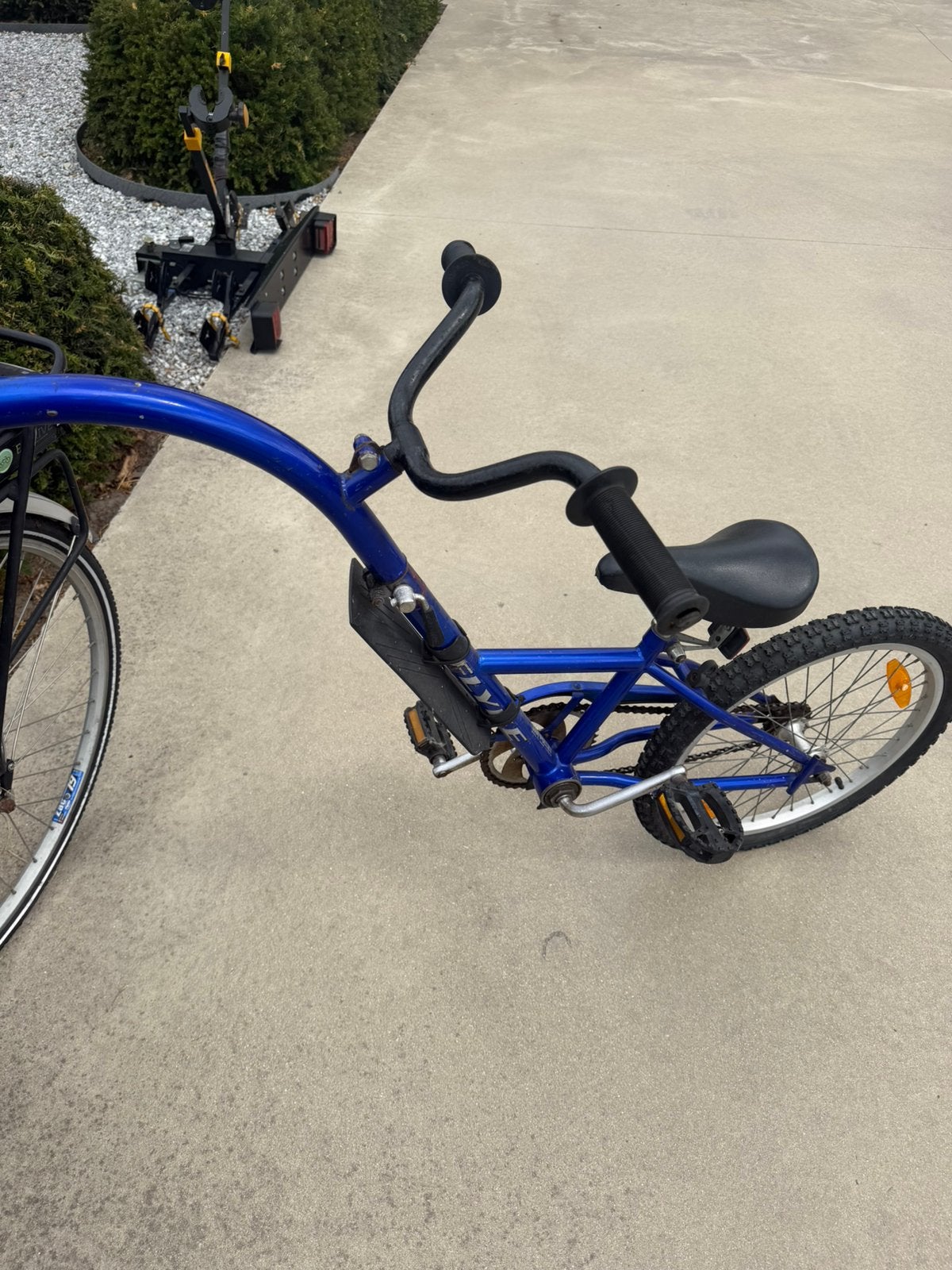 Aanhangfiets, Ophalen, Gebruikt