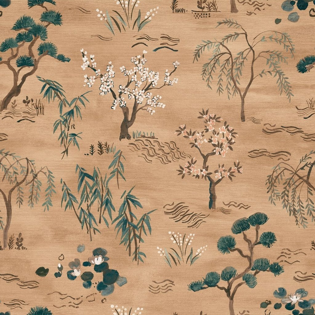 Prachtig behangpapier-luxe Franse interieurmerk CASAMANCE, Huis en Inrichting, Ophalen, Goud, Overige merken, Vinylbehang