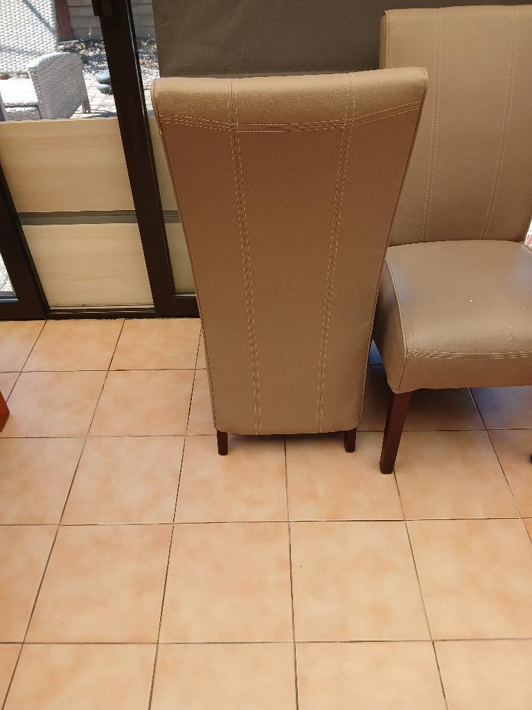 Chaise, Huis en Inrichting, Stoelen, Ophalen, Gebruikt, Overige kleuren, Leer