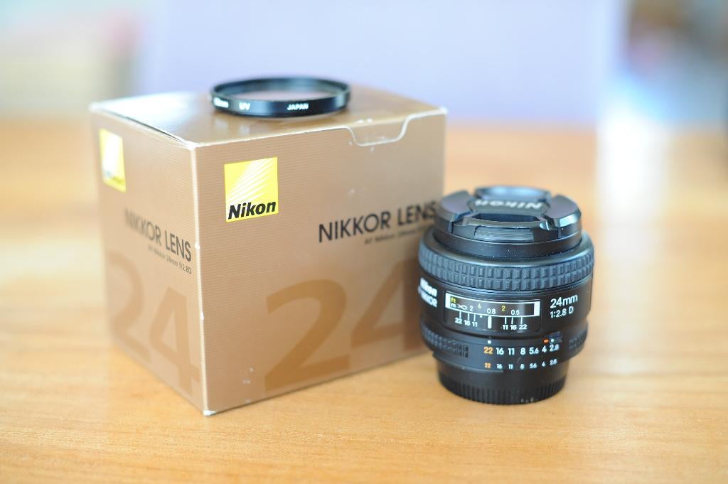 Nikon 24 mm f/2,8 af-d, Enlèvement, Comme neuf, Objectif grand angle