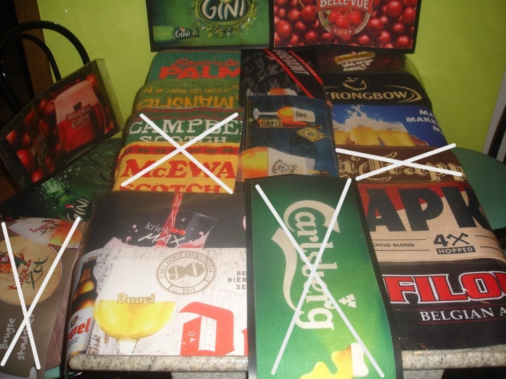 Allerlei toogmatjes, Duvel, Kwak, Maes, enz...., Ophalen of Verzenden, Zo goed als nieuw, Overige typen, Overige merken