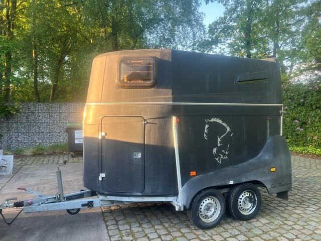 paardentrailer, Enlèvement, Utilisé, Polyester, Remorque 2 chevaux