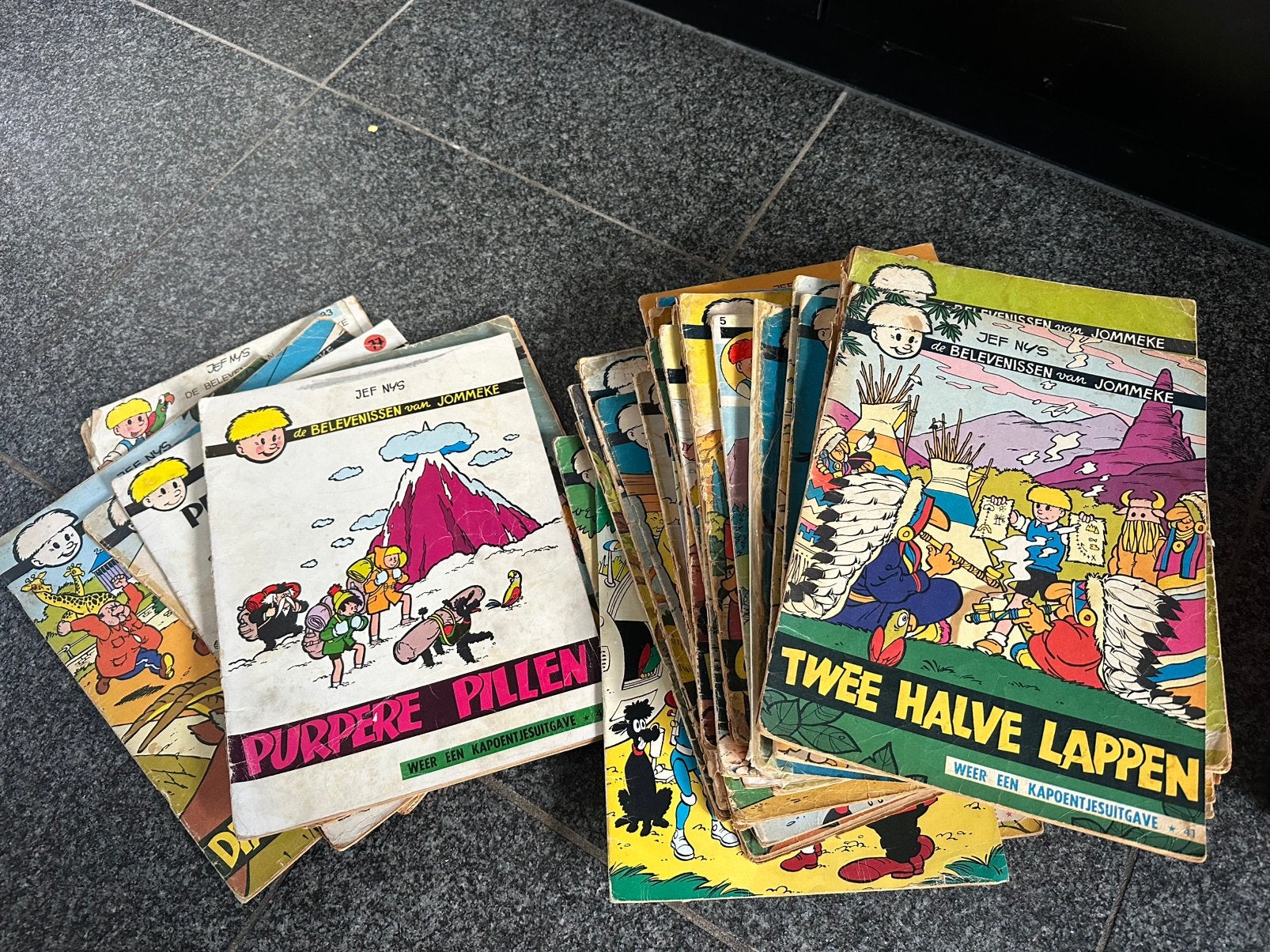 33 tal oude Jommekes boeken zwart wit, Enlèvement, Comme neuf