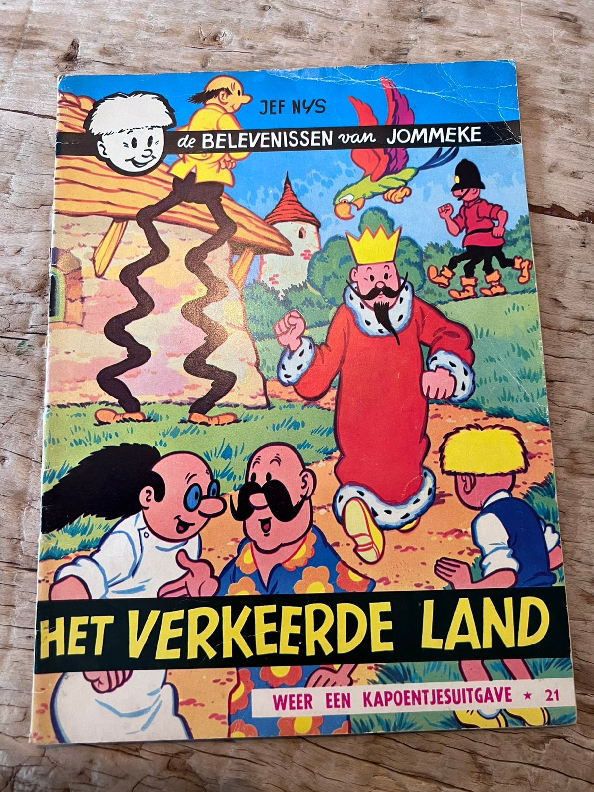De belevenissen van Jommeke: Het verkeerde land, Boeken, Eén stripboek, Ophalen of Verzenden, Gelezen