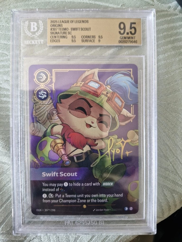 Teemo Swift Scout Signature 307*/298, Hobby & Loisirs créatifs, Jeux de cartes à collectionner | Autre, Enlèvement ou Envoi, Comme neuf