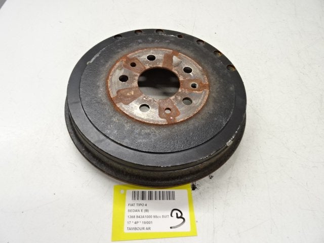 TAMBOUR DE FREIN ARRIÈRE Fiat Tipo (356S) (01-2015/10-2020), Utilisé, Fiat