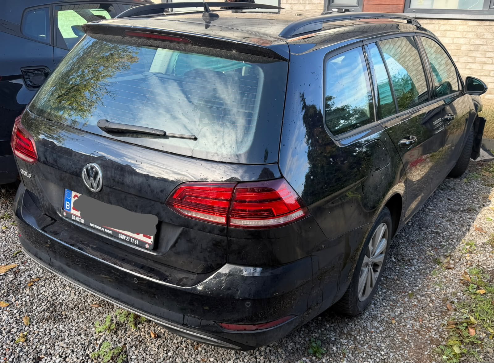 Vw Golf 7 variant 1.6 Tdi 2020 Accidentée export marchand, Autos, Achat, Euro 6, Boîte manuelle, Noir
