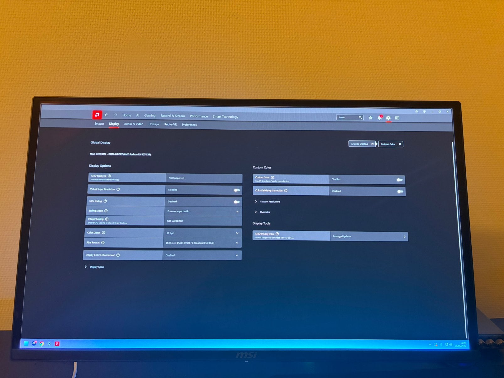 Msi 272q x24 oled gaming monitor, Computers en Software, Besturingssoftware, Ophalen, Zo goed als nieuw