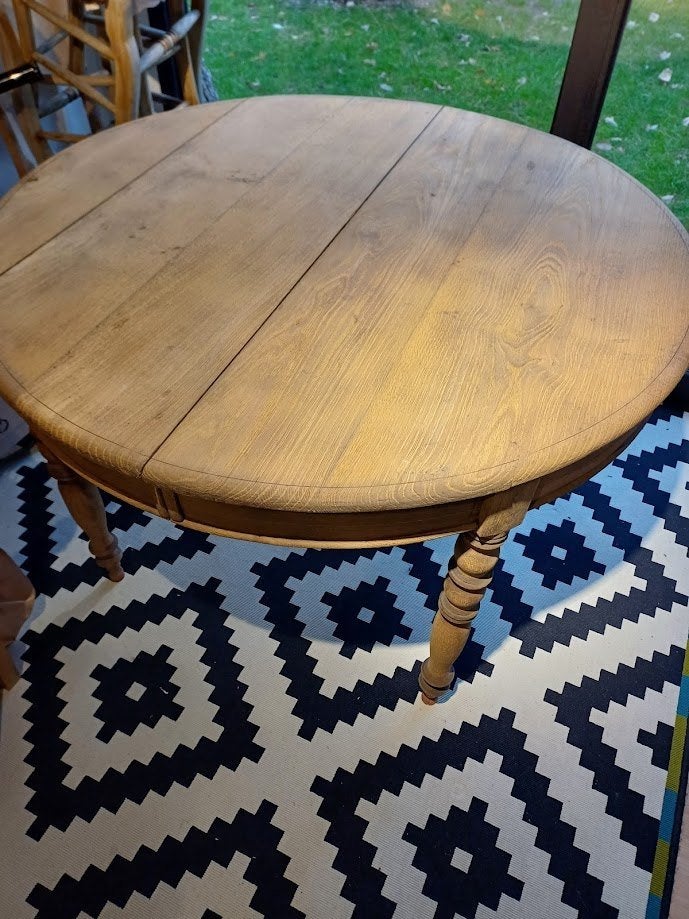 antieke tafel, Ophalen