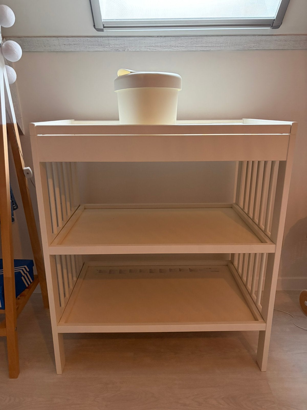 Witte verzorgingstafel van Ikea in prima staat, Ophalen, Zo goed als nieuw, Commode