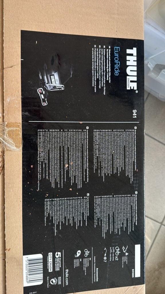 Thule fietsenrek, Auto diversen, Fietsendragers, Ophalen, Nieuw