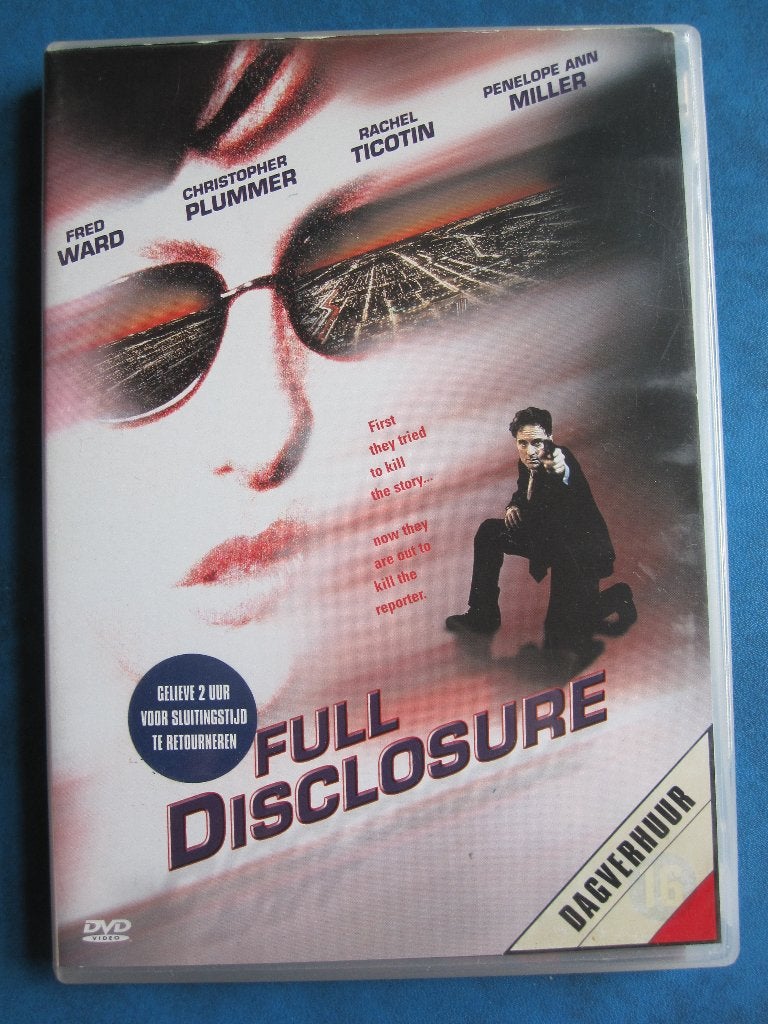 Divulgation complète (2000), Enlèvement ou Envoi, Thriller d'action, À partir de 16 ans, Anglais