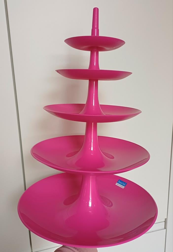 Grote Koziol design fruitschaal futsia, Ophalen of Verzenden