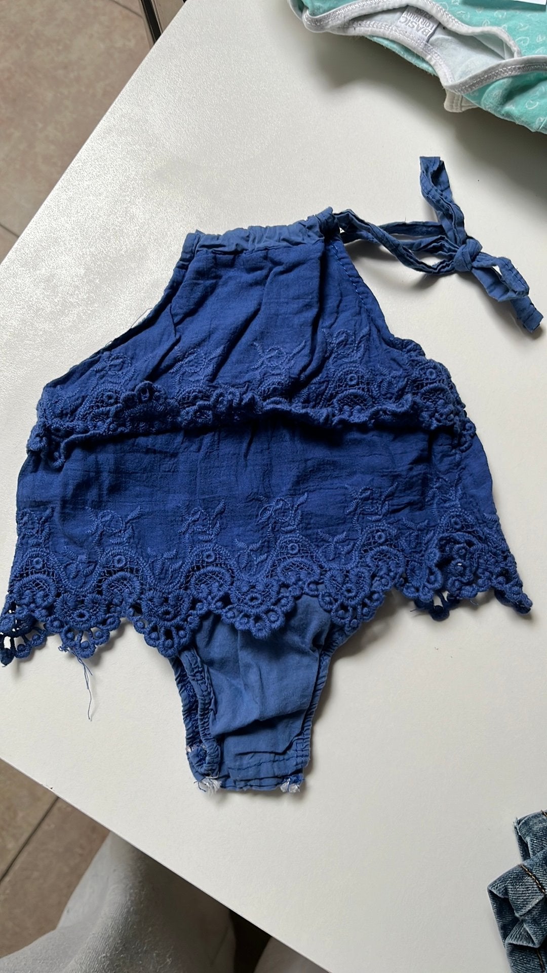 Body top bleu taille 60, Enfants & Bébés, Enlèvement
