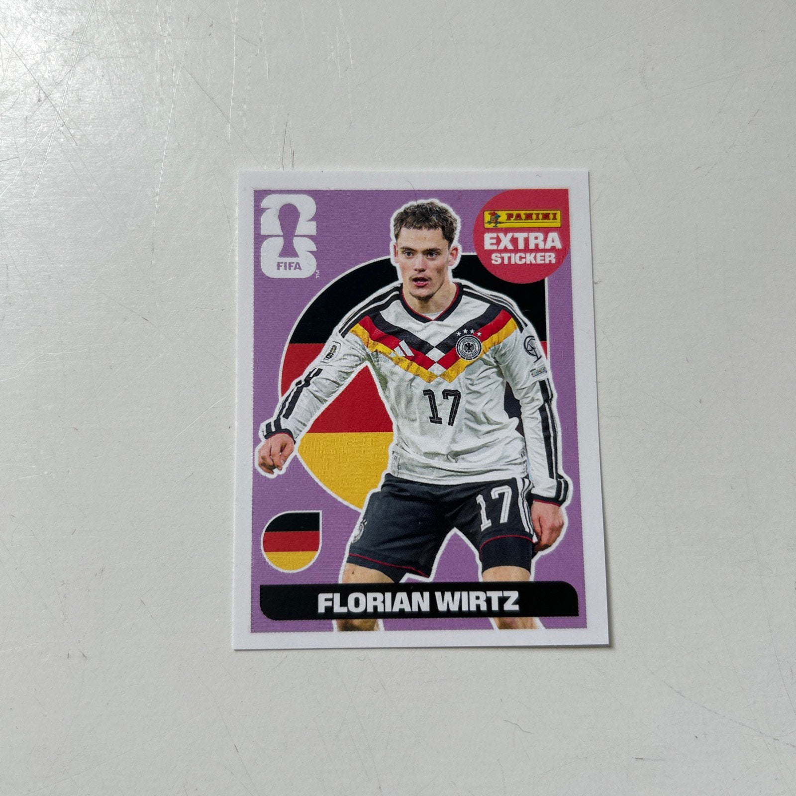 panini carte collection Florian wirtz  extra sticker normal, Ophalen of Verzenden, Zo goed als nieuw