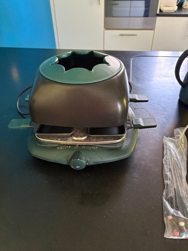 Raclette-fondue tefal, Electroménager, Enlèvement ou Envoi, Utilisé, Moins de 4 personnes