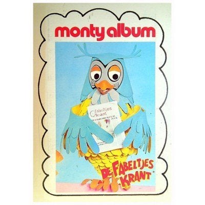 Monty De Fabeltjeskrant 100x plaatjes plus leeg album, Verzenden, Nieuw
