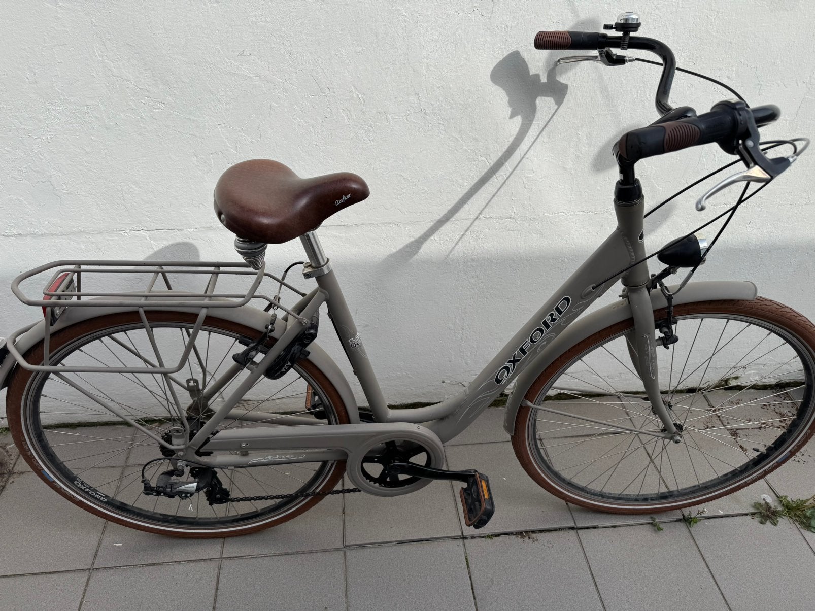 Oxford stadsfiets maat 52, Fietsen en Brommers, Velgrem, Versnellingen, Zo goed als nieuw, 50 tot 53 cm