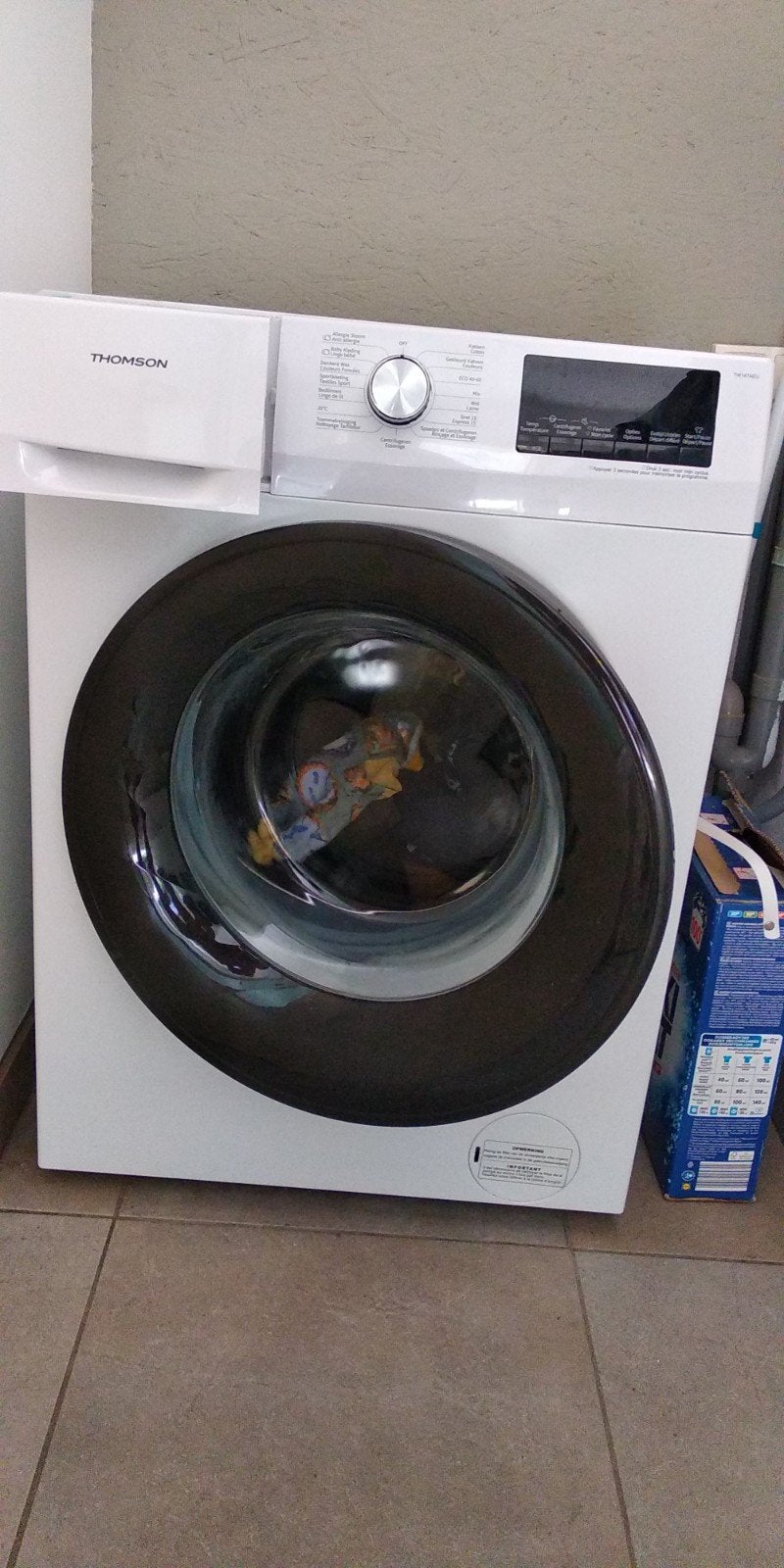 wasmashine Thomson 7kg, Elektronische apparatuur, Ophalen, 6 tot 8 kg, Gebruikt, Energieklasse A of zuiniger