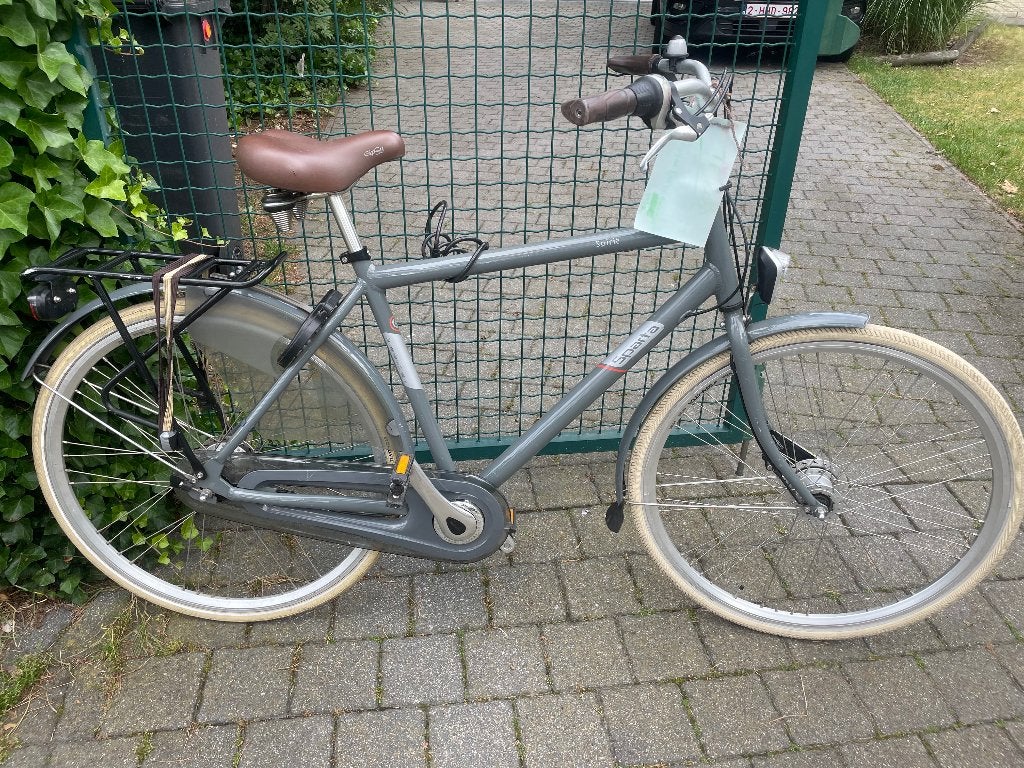 Sparta herenfiets grijs, Fietsen en Brommers, Fietsen | Heren | Herenfietsen, Ophalen, Sparta, Gebruikt, Versnellingen