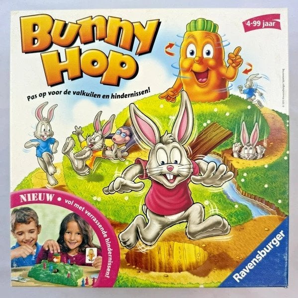 Ravensburger Bunny Hup bordspel kinderspel compleet spel, Hobby en Vrije tijd, Gezelschapsspellen | Bordspellen, Een of twee spelers