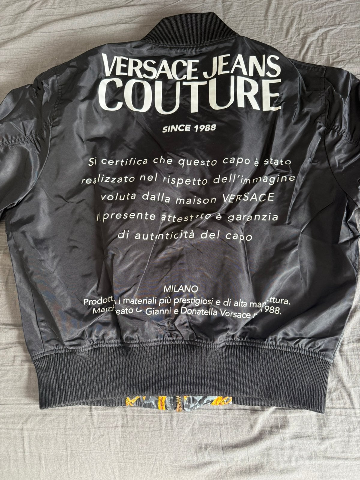 Veste homme Versace reversible., Enlèvement, Comme neuf