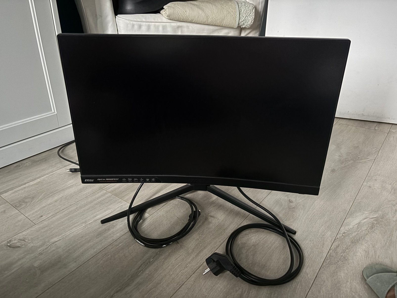 MSI gaming curved monitor 144Hz, Computers en Software, Monitoren, HDMI, Kantelbaar, 101 t/m 150 Hz, Zo goed als nieuw