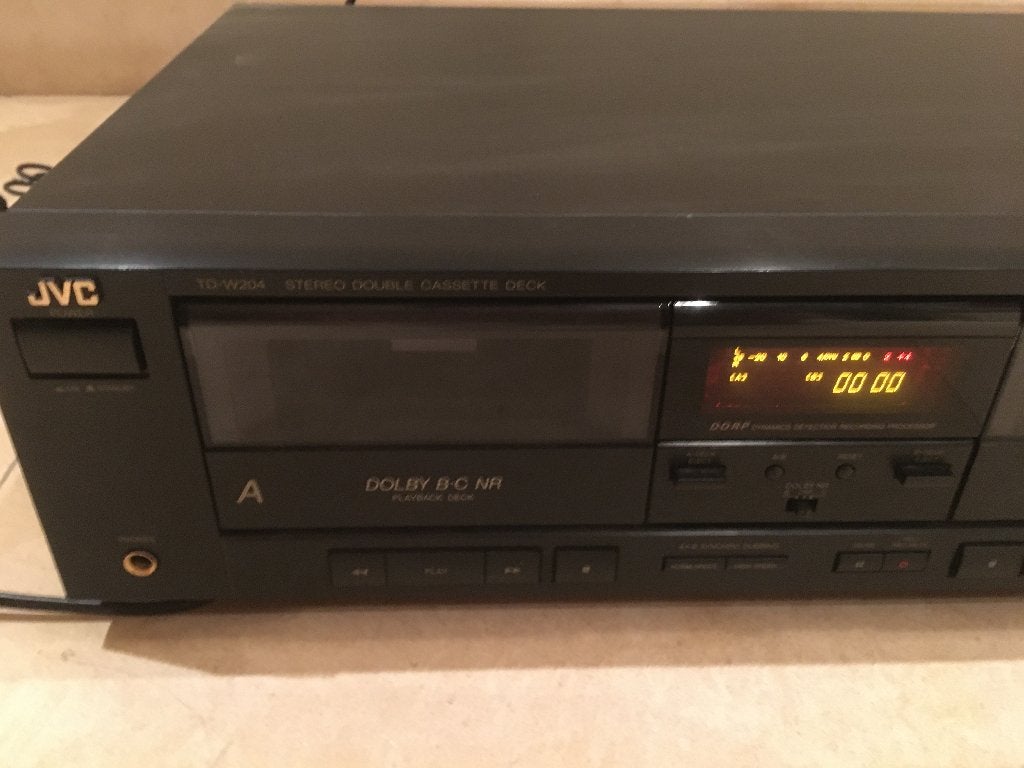 JVC stereo dubbel cassette speler, Audio, Tv en Foto, Ophalen, JVC