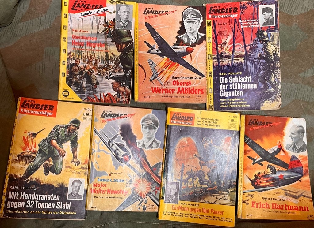 7 Boekjes  - Der Landser - Ritterkreuzträger, Ophalen of Verzenden