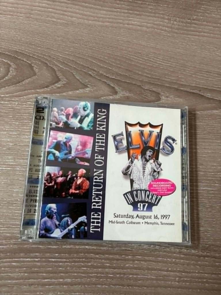 Elvis dubbele bootleg cd, Elvis in concert '97 met duet, Enlèvement ou Envoi, Comme neuf, Rock 'n' roll, Import