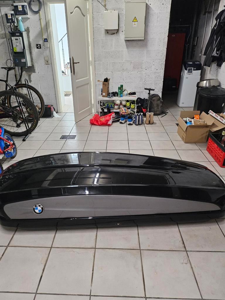 Coffre de toit BMW 420l + barres de toit BMW, Autos : Divers, Coffres de toit, Enlèvement