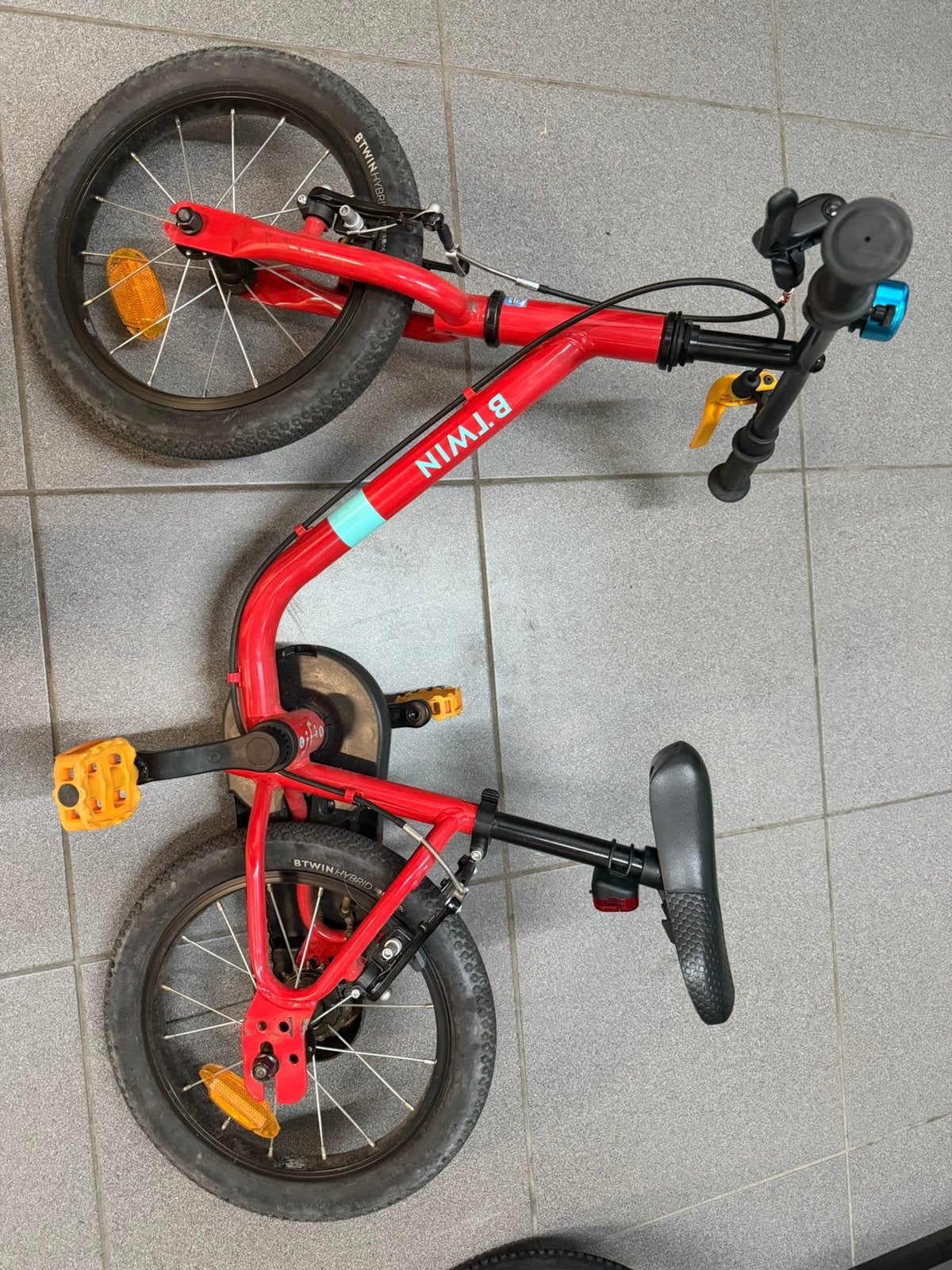Kinderfiets 2 in 1, Fietsen en Brommers, Fietsen | Kinderfietsjes, Ophalen, Zo goed als nieuw, Velgrem, Minder dan 16 inch