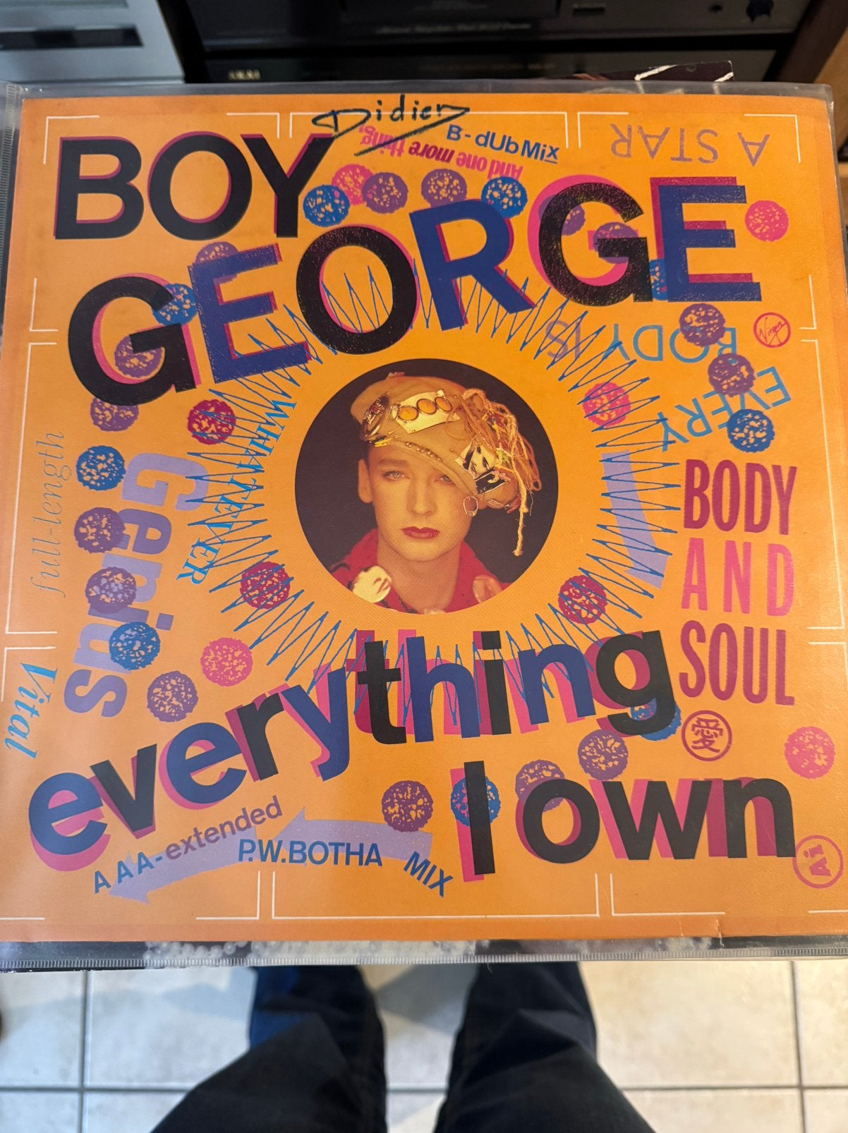 Lp Boy George, Everything I own, Ophalen of Verzenden, Zo goed als nieuw