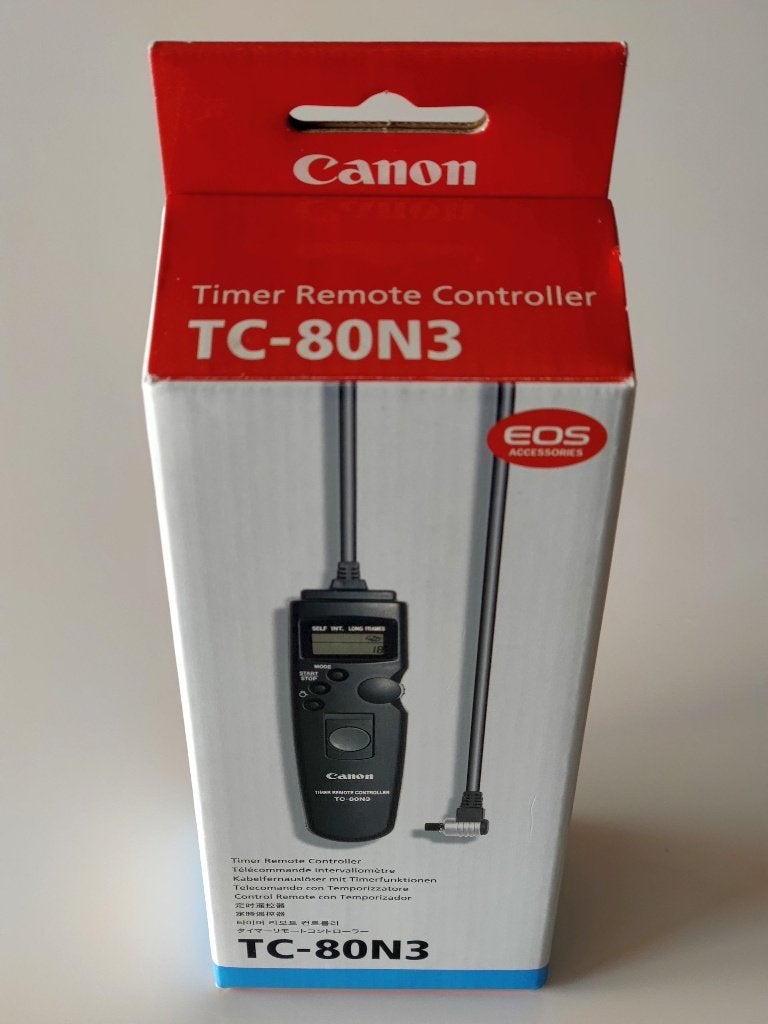 Canon TC-80N3 Timer Remote Controller: nieuw, originele doos, Ophalen of Verzenden, Nieuw, Overige typen, Canon