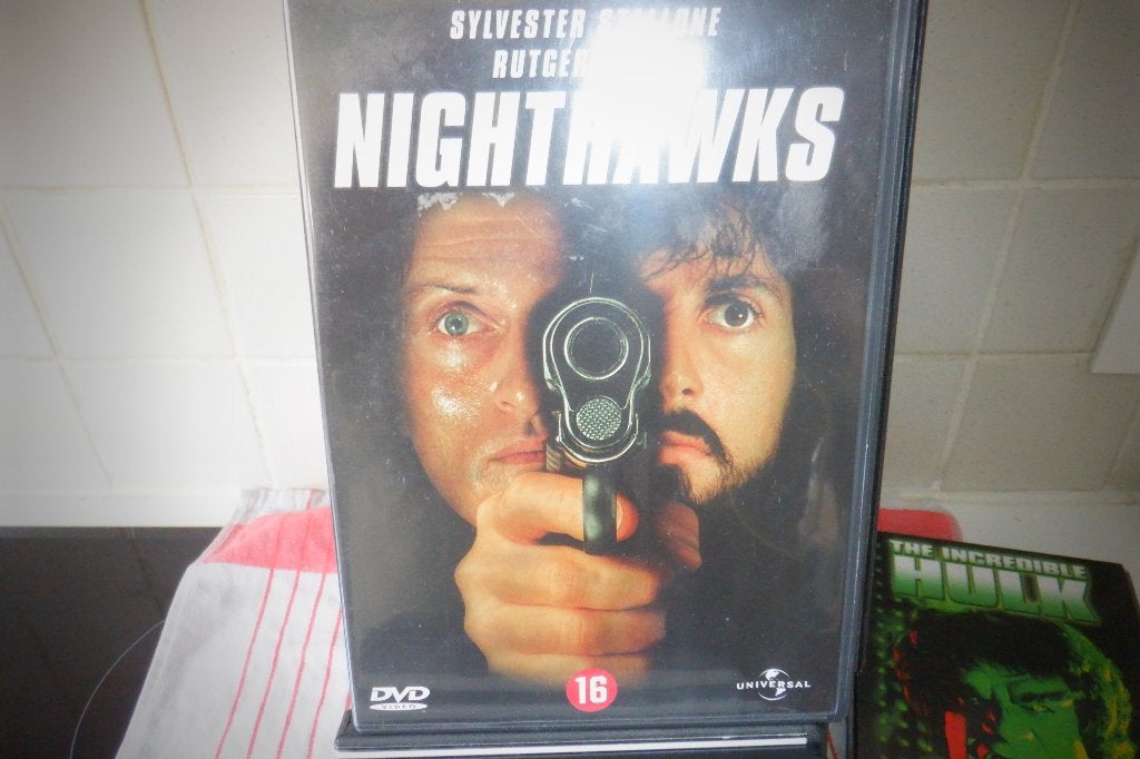DVD Nighthawks.(Sylvester stallone & Rutger Hauer), Cd's en Dvd's, Dvd's | Actie, Zo goed als nieuw, Actiethriller, Vanaf 16 jaar