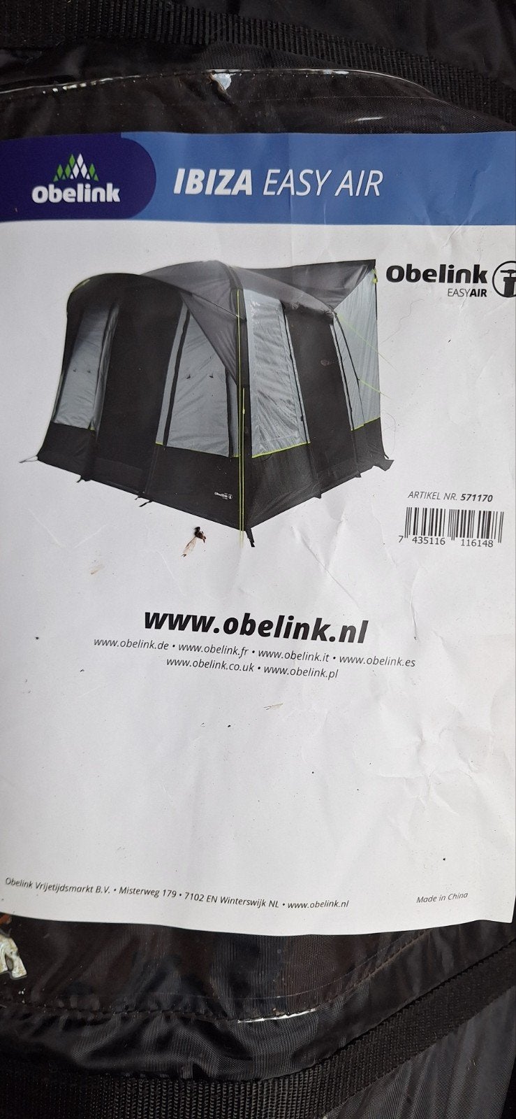 Tent voor camperbus, Caravans en Kamperen, Ophalen
