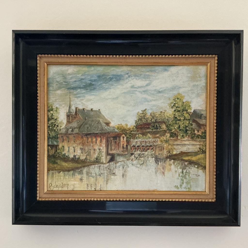 Lot 1.Peinture-l'huile - R.Degrijse.400/500.Cadre 570/670mm, Antiquités & Art, Art | Peinture | Classique, Envoi
