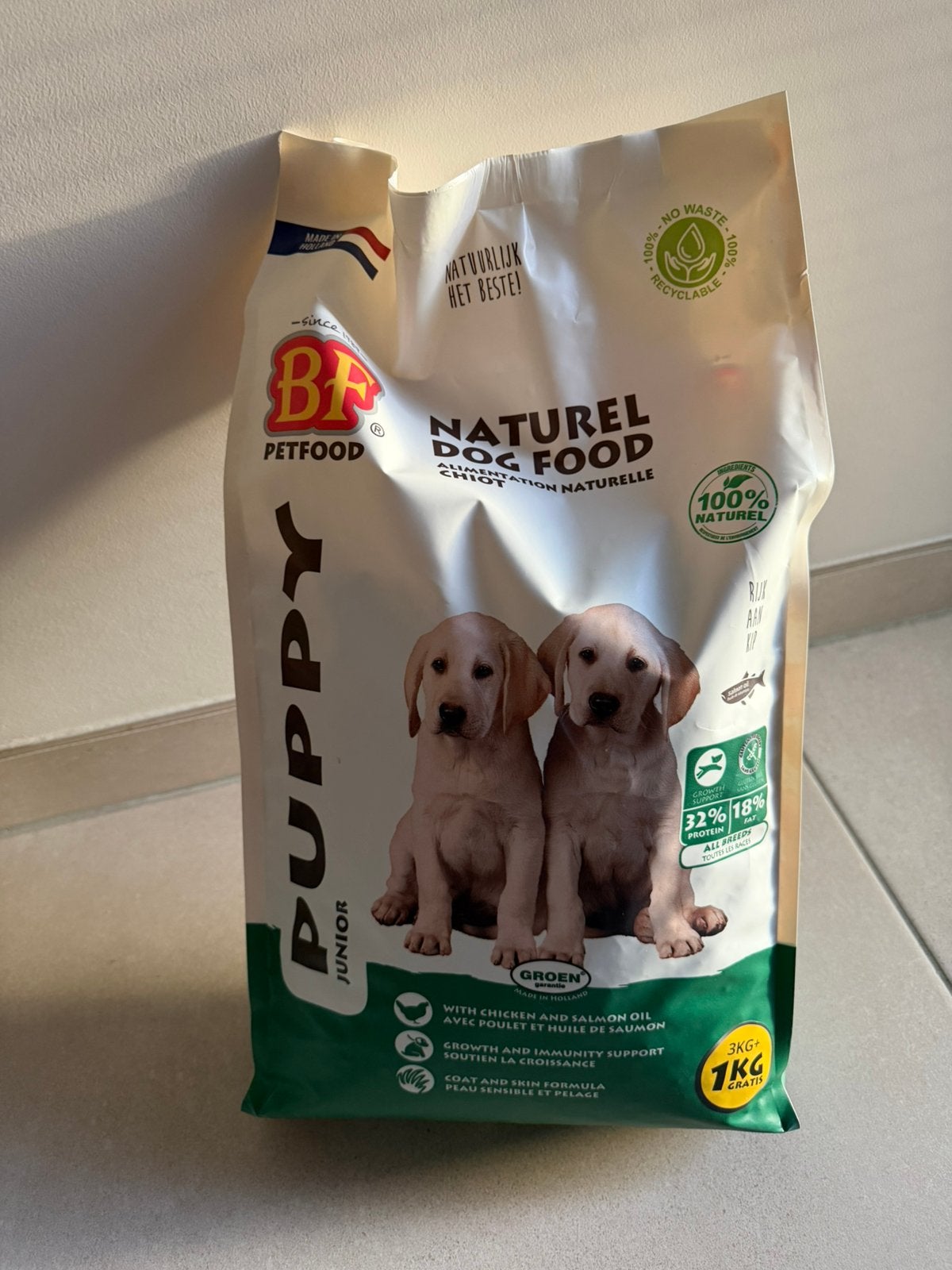 Nourriture pour animaux de compagnie pour chiots junior 4 kg, Animaux & Accessoires, Enlèvement ou Envoi, Chien