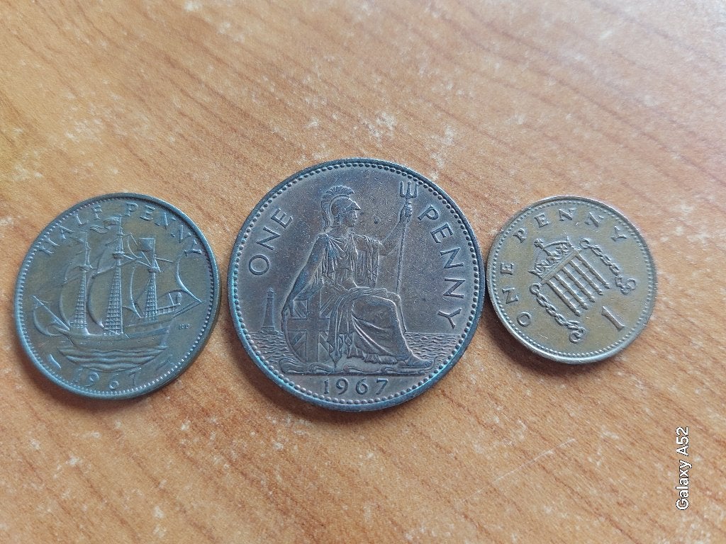 set van 24 munten Verenigd Koninkrijk: Elizabeth II, Ophalen of Verzenden, Overige landen, Setje