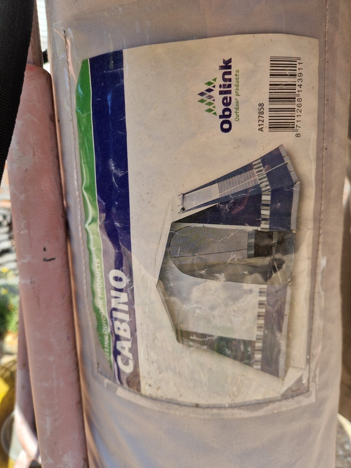 tent 2-3 personen met voortent, Ophalen