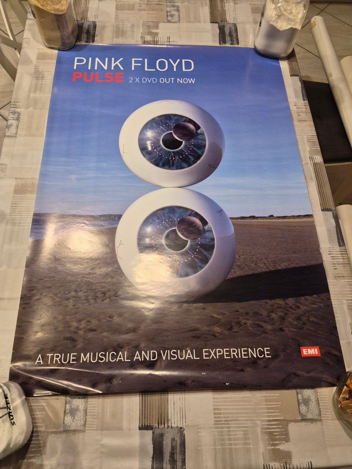 Affiche promotionnelle du DVD Pulse 2006 de Pink Floyd, Enlèvement ou Envoi