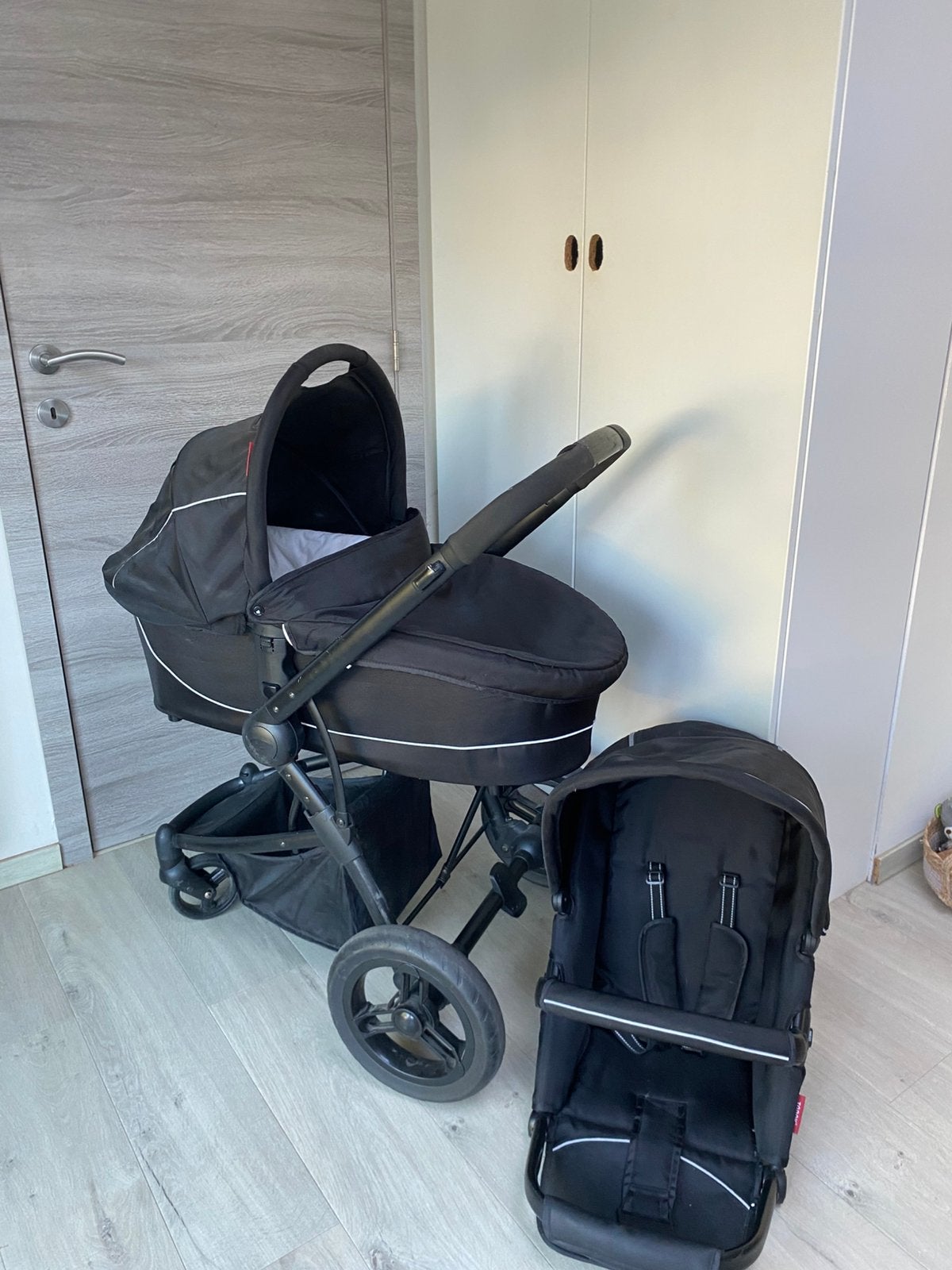 Kinderwagen set, Gebruikt, Met reiswieg, Ophalen, Kinderwagen