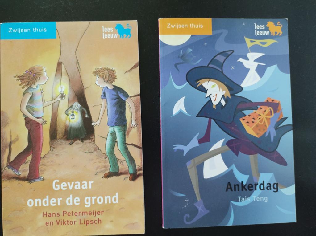 Set van 2 boekjes 'leesleeuw', Zwijsen, groep 6/4e leerjaar,, Boeken, Ophalen of Verzenden