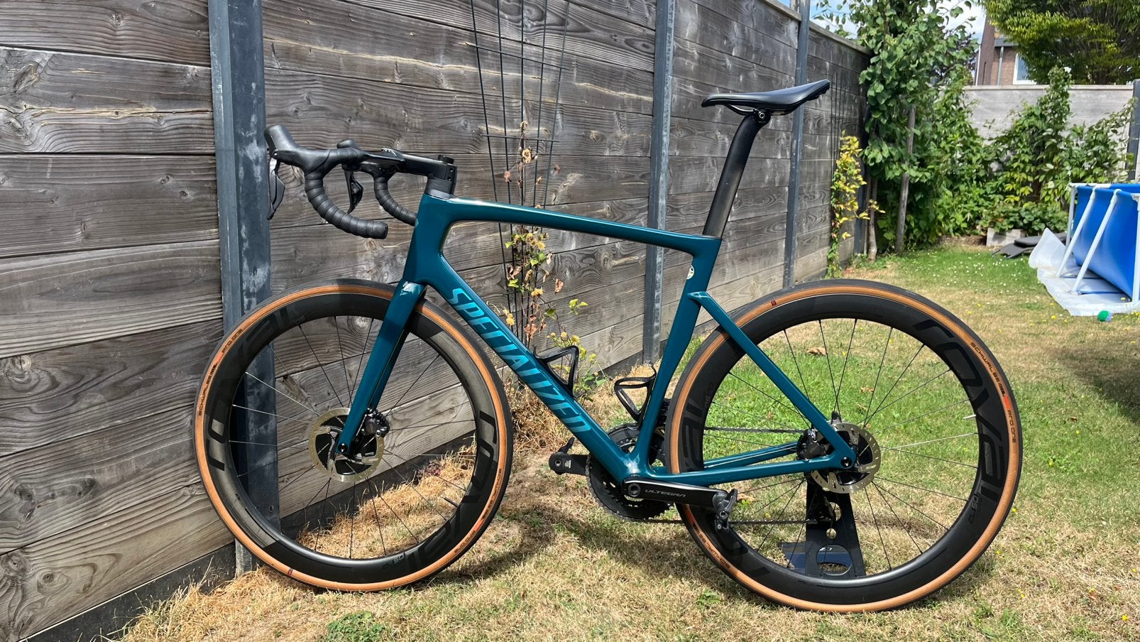Specialized Tarmac SL7 di2 12 speed. 58. Roval CL50. 170mm, Ophalen, Zo goed als nieuw, Carbon