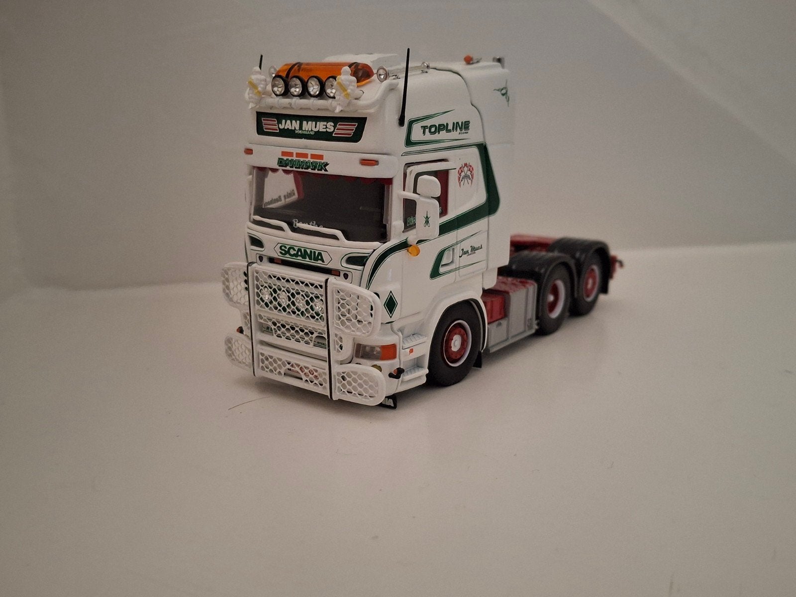 Tekno Scania Jan Mues, Hobby en Vrije tijd, Ophalen of Verzenden, Tekno