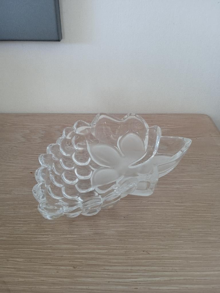 Vintage Walther glas crystal schotel, Enlèvement ou Envoi, Comme neuf, Verre