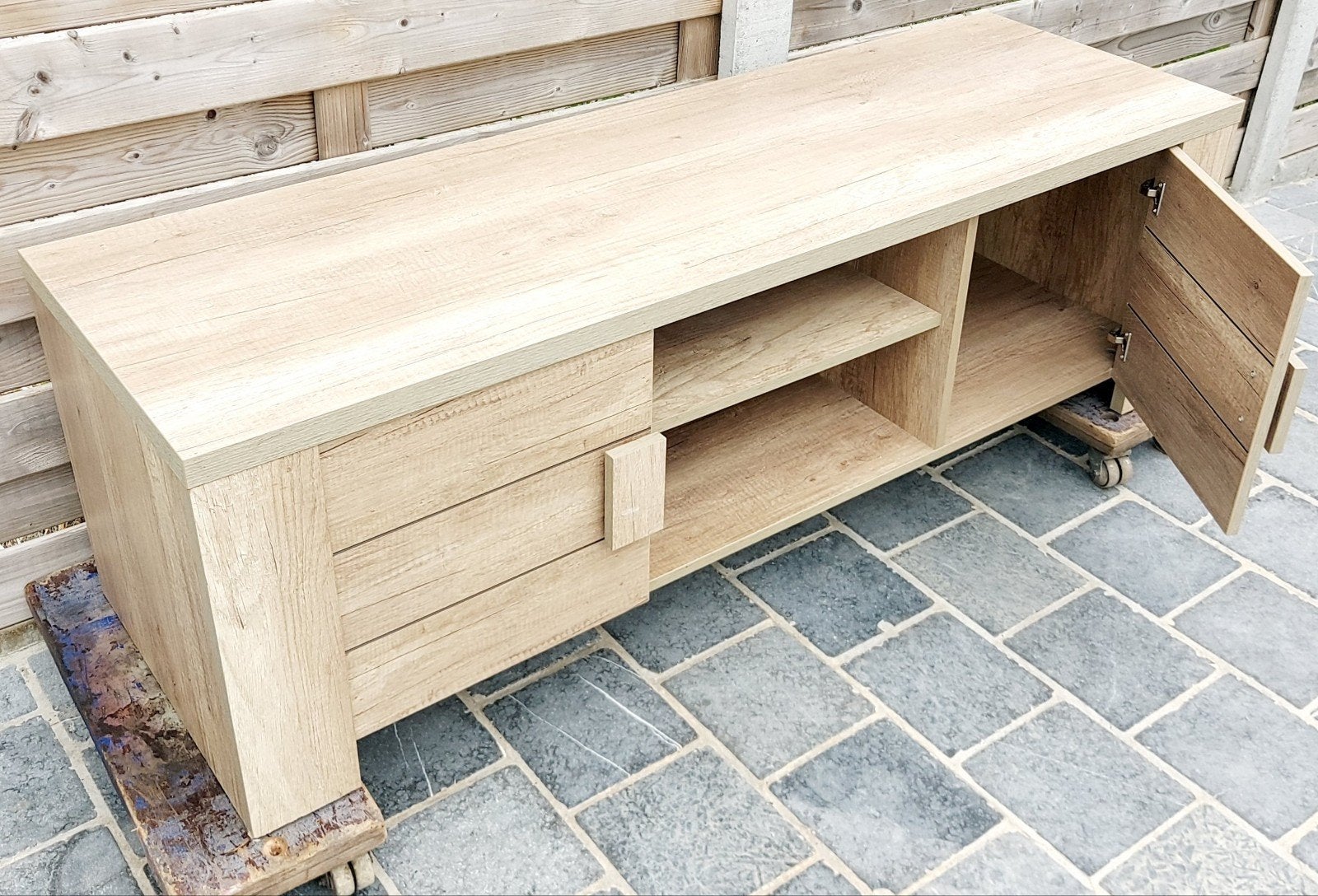 Tv-meubel, Ophalen, Eikenhout