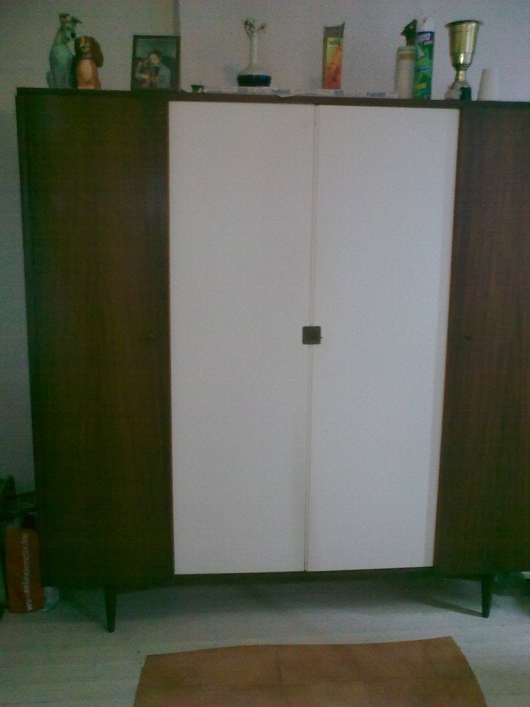 Garde-robes en teck, Teck, Avec tablette(s), 150 à 200 cm, Utilisé