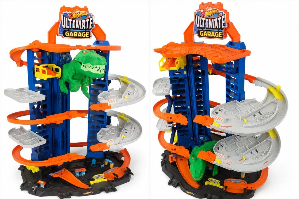 Hot wheels racebaan dino, Enfants & Bébés, Jouets | Circuits, Mécanique à remonter, Comme neuf, Enlèvement, Circuit